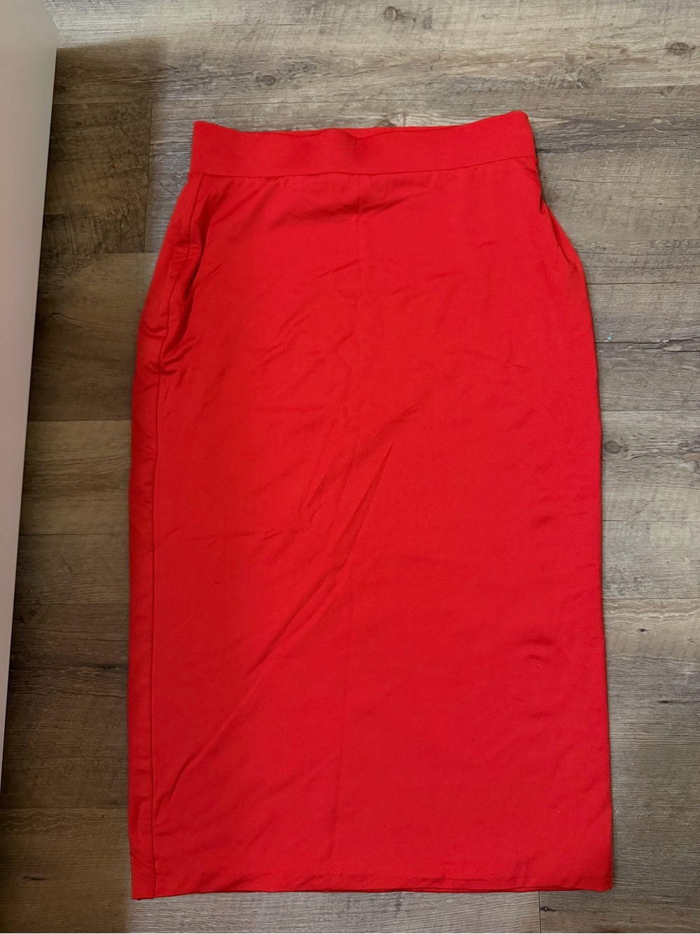 Forever 21 Bright Red Pencil Skirt